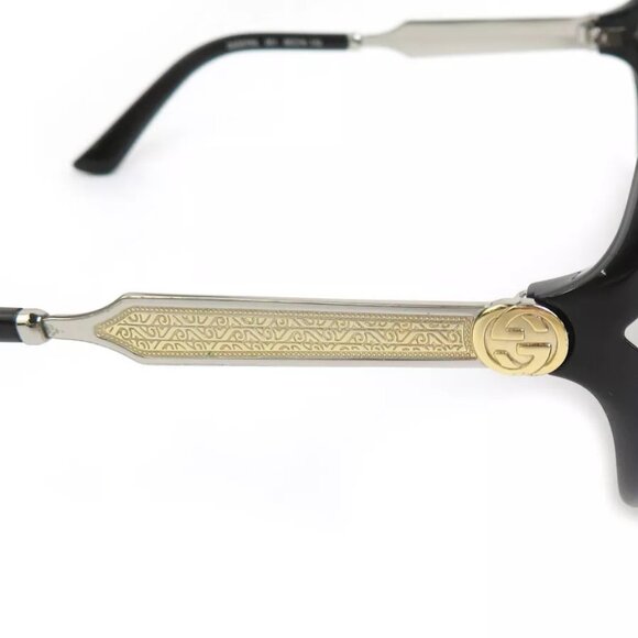 GUCCI Sunglasses Black Plastic/Metal - - Picture 4 of 8